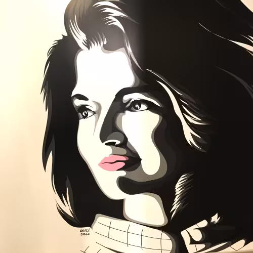 Mural of Jackie by Analy Diego